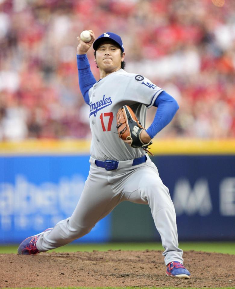 　先発登板した大谷（共同）