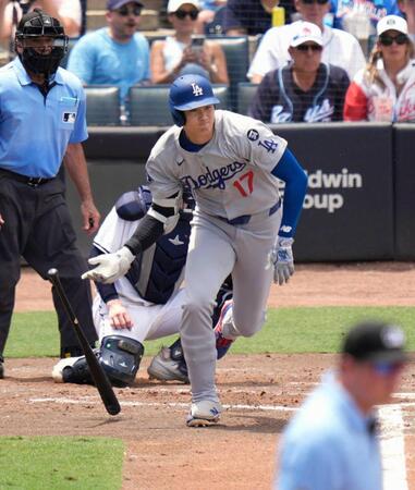 大谷翔平　自己ワースト三振ペース　１安打３三振、チーム１１Ｋで零敗