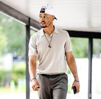 　球場入りするベッツ（ロサンゼルス・ドジャース提供）