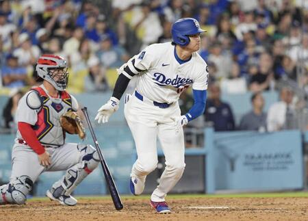 大谷翔平　４試合連続安打も８戦ノーアーチ　ライバル２発でキング争いは２位転落　