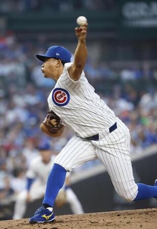 　レッズ戦に先発したカブス・今永（共同）