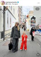 　今年３月、日本で。キケの妻マリアナさんのインスタグラム＠ｍａｒｉａｎａｖｉｃｅｎｔｅより