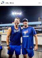 　ブルージェイズ公式インスタグラム（ｂｌｕｅｊａｙｓ）より