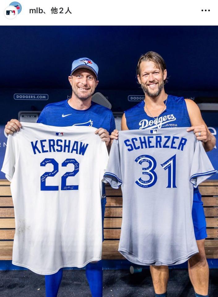 　ブルージェイズ公式インスタグラム（ｂｌｕｅｊａｙｓ）より