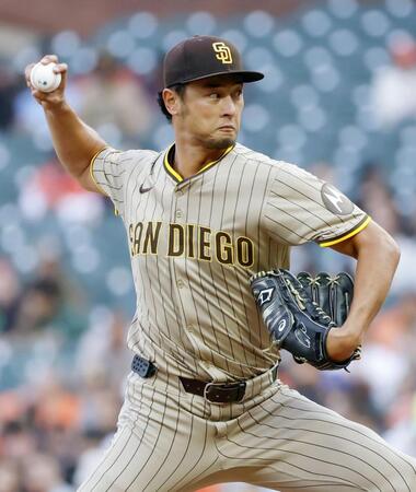 　先発したダルビッシュ（共同）