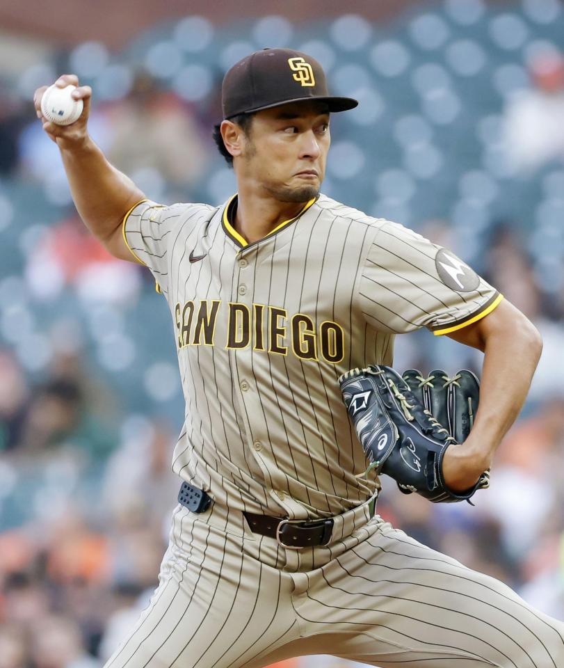 　先発したダルビッシュ（共同）