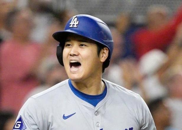 　ドジャース・大谷（提供・共同通信社）