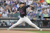 　先発した千賀（イマジンイメージズ・ロイター＝共同）