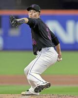 　先発した千賀。５回２／３を５安打２失点で勝敗は付かなかった（イマジンイメージズ・ロイター＝共同）