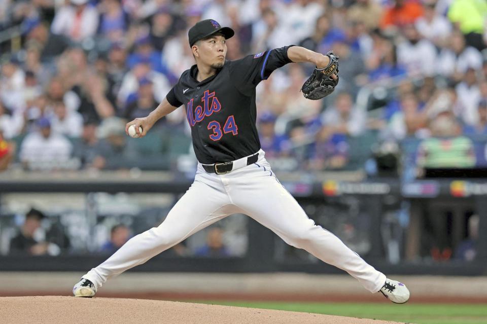 　先発した千賀（イマジンイメージズ・ロイター＝共同）