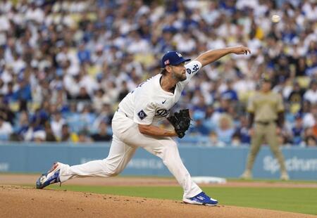 　先発したカーショー（共同）