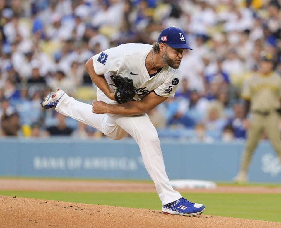 　先発したカーショー（共同）