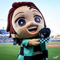 a*k様 鬼滅の刃　ロサンゼルス　ドジャース　キャップ　スタジアム配布　来場者限 a*k様 鬼滅の刃 ロサンゼルス ドジャース キャップ スタジアム