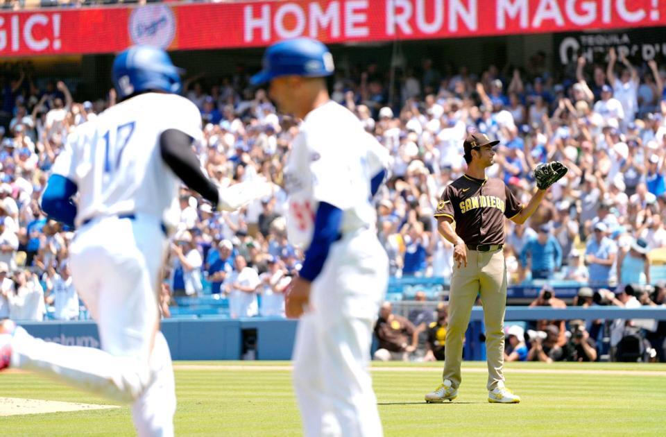 パドレス・ダルビッシュ 反省4回4失点 直球3球続け被弾「ばかなこと