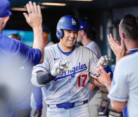 大谷翔平　衝撃低空弾！メジャートップタイ４４号　２０日“二刀流”で５イニング想定、２季ぶり勝利へ