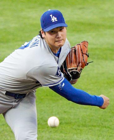 大リーグ、大谷は二回に２失点　千賀は５敗目、菊池先発