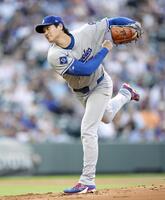 　先発した大谷（共同）