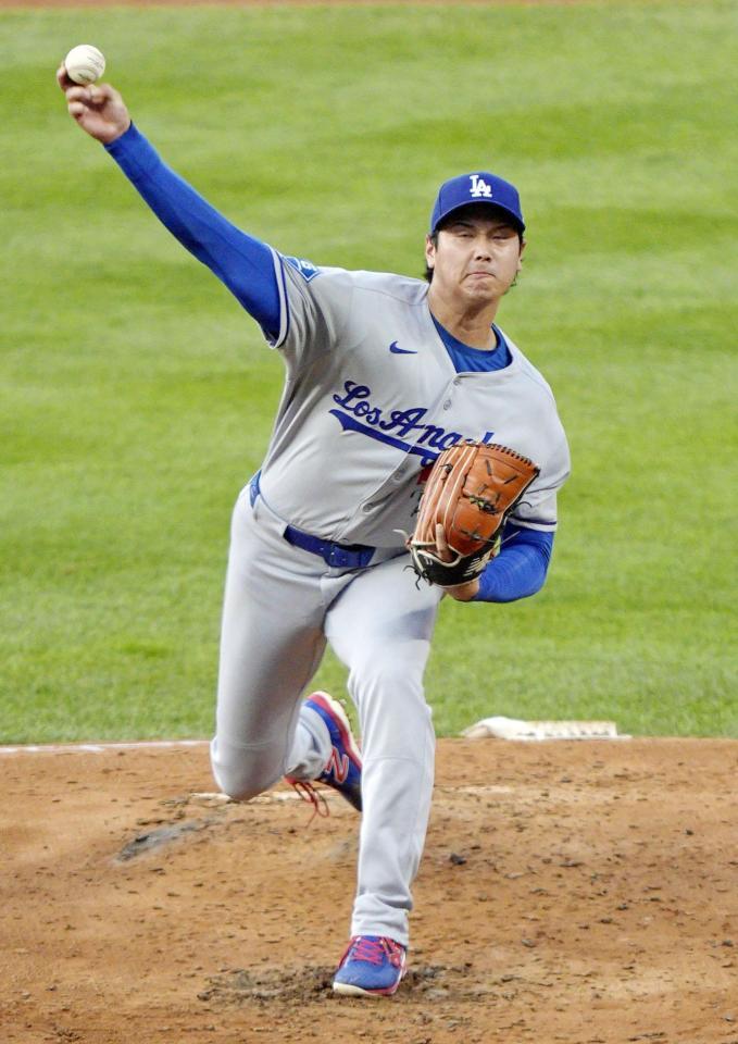 　先発した大谷（共同）