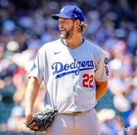 　８勝目を挙げたカーショー（ロサンゼルス・ドジャース提供）