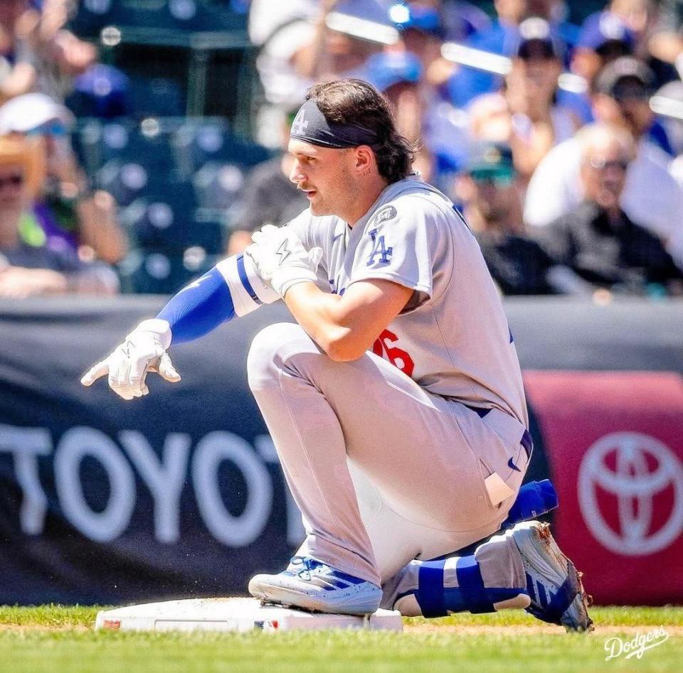 　３安打をマークしたフリーランド（ロサンゼルス・ドジャース提供）