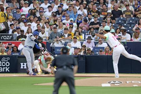 ドジャース敗れパドレスに並ばれる　大谷翔平は３打数無安打、１四球