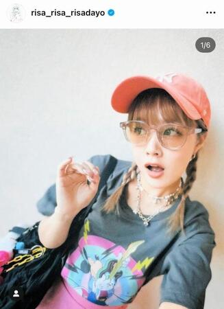 　８月３日付の新垣里沙のインスタグラム＠ｒｉｓａ＿ｒｉｓａ＿ｒｉｓａｄａｙｏより