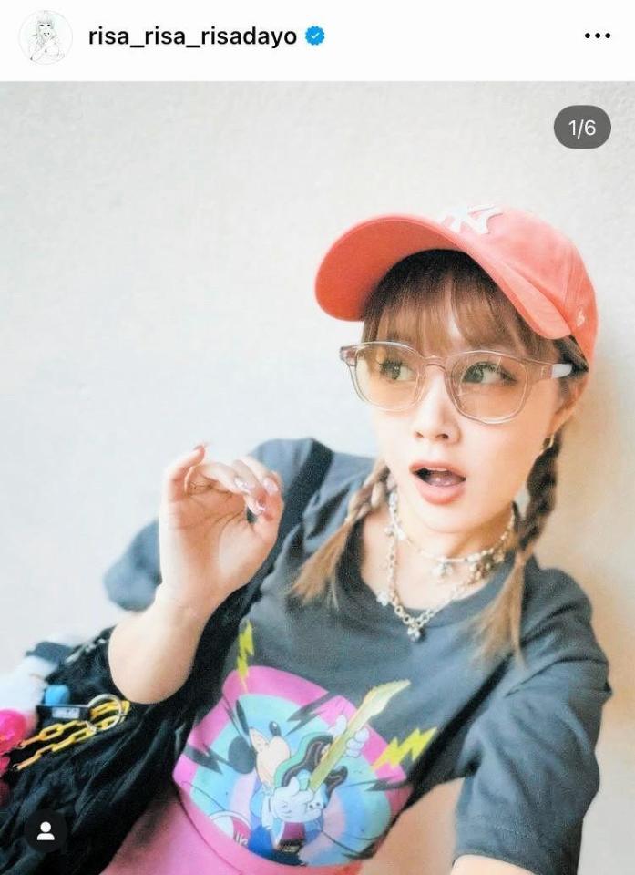 　８月３日付の新垣里沙のインスタグラム＠ｒｉｓａ＿ｒｉｓａ＿ｒｉｓａｄａｙｏより