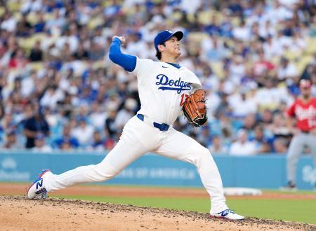 大谷、白星の権利持って降板　ダルビッシュは４敗目