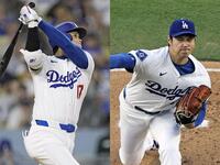 　投打で活躍したドジャース・大谷翔平（提供・共同通信社）