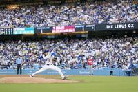 　レッズ戦に先発登板したドジャース・大谷＝ロサンゼルス（共同）