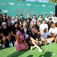 　ベッツの慈善イベントに参加したファン（ロサンゼルス・ドジャース提供）