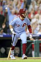 　７回、この試合４本目の本塁打となる４９号３ランを放つシュワバー（ゲッティ＝共同）