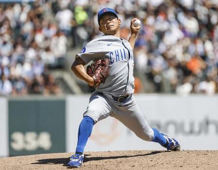 カブス・今永　アダメズに痛恨２被弾　７回３失点の粘投も勝ち運に恵まれず