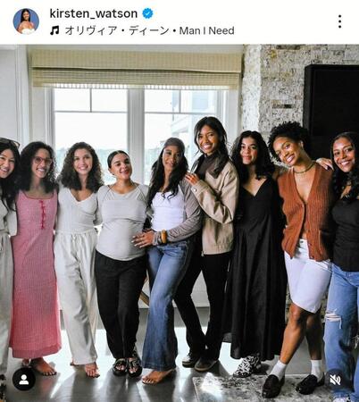 　キアステン・ワトソンさんのインスタグラム（ｋｉｒｓｔｅｎ＿ｗａｔｓｏｎ）より