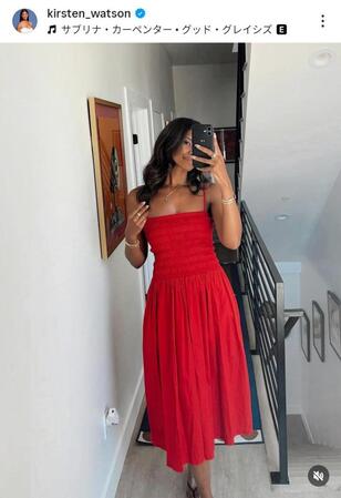 　キアステン・ワトソンさんのインスタグラム（ｋｉｒｓｔｅｎ＿ｗａｔｓｏｎ）より