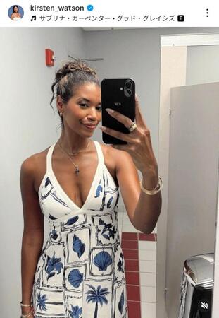　キアステン・ワトソンさんのインスタグラム（ｋｉｒｓｔｅｎ＿ｗａｔｓｏｎ）より