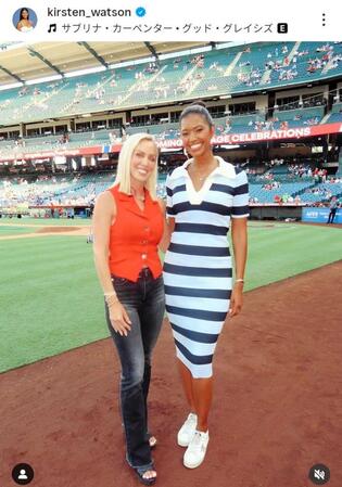 　キアステン・ワトソンさんのインスタグラム（ｋｉｒｓｔｅｎ＿ｗａｔｓｏｎ）より
