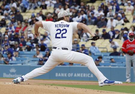 　ドジャースのクレイトン・カーショー（提供・共同通信社）