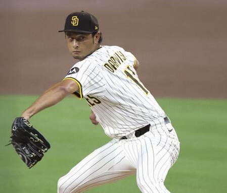 　先発したダルビッシュ（共同）