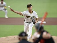 　先発したダルビッシュ（共同）