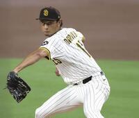 　先発したダルビッシュ（共同）