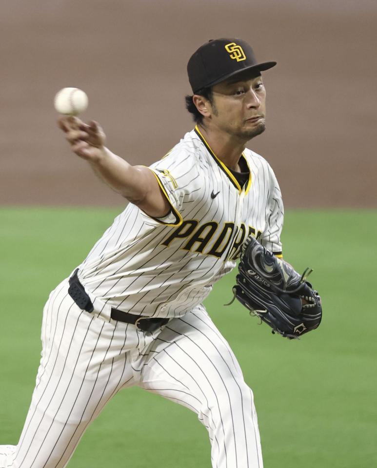 　先発したダルビッシュ（共同）