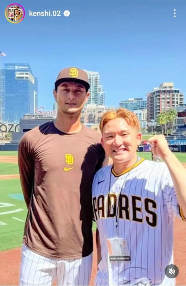 　杉谷拳士氏のインスタグラム（＠ｋｅｎｓｈｉ．０２）から