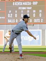 　ウースター戦に先発した前田（共同）