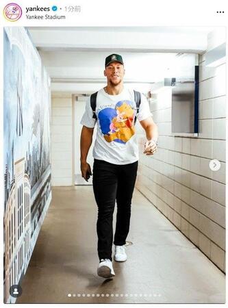 　ヤンキースの公式インスタグラム（ｙａｎｋｅｅｓ）より