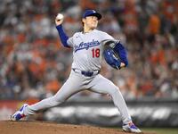 　オリオールズ戦に先発したドジャース・山本（共同）