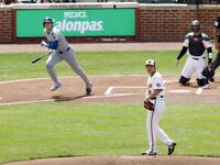 　１回、ドジャース・大谷に47号ソロを浴びたオリオールズ・菅野（共同）