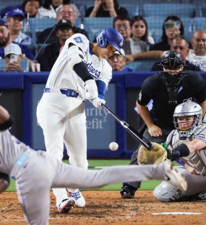 大谷二塁打、ドジャース逆転勝ち　ダル３失点、今永は７敗目