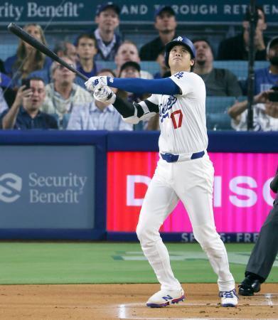 大リーグ、大谷の第１打席は中飛　鈴木１安打、吉田は無安打