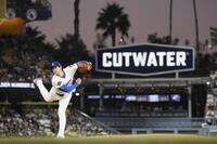 　フィリーズ戦に先発した大谷（共同）